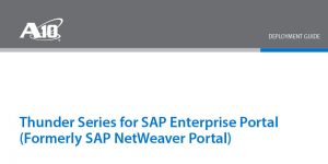 SAP Enterprise Portal (Formerly SAP NetWeaver Portal) Deployment Guide