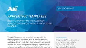 Preview of the AppCentric Templates Solution Brief