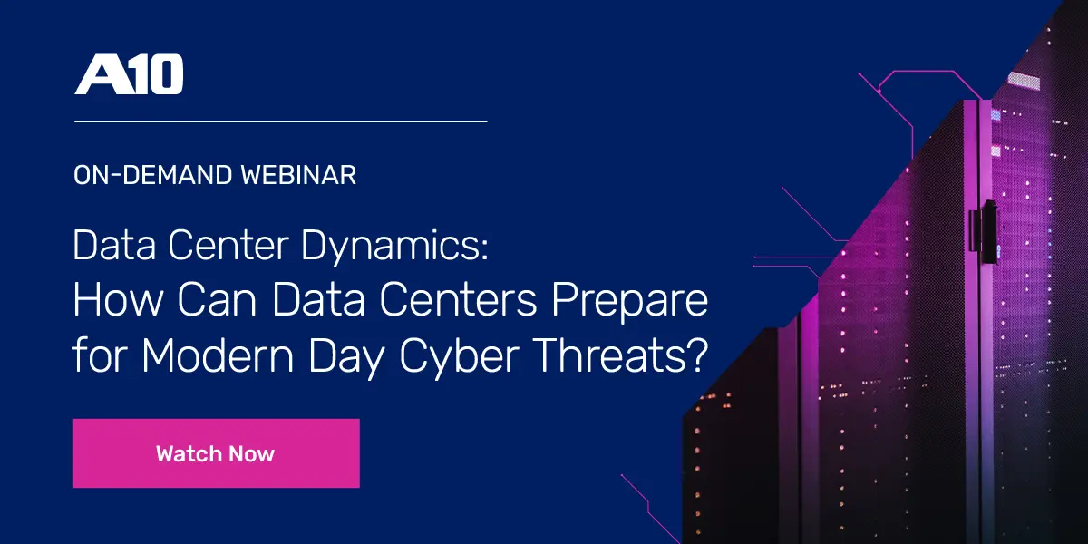 Screenshot of the webinar titled, How Can Data Centers Prepare for Modern Day Cyber Threats?